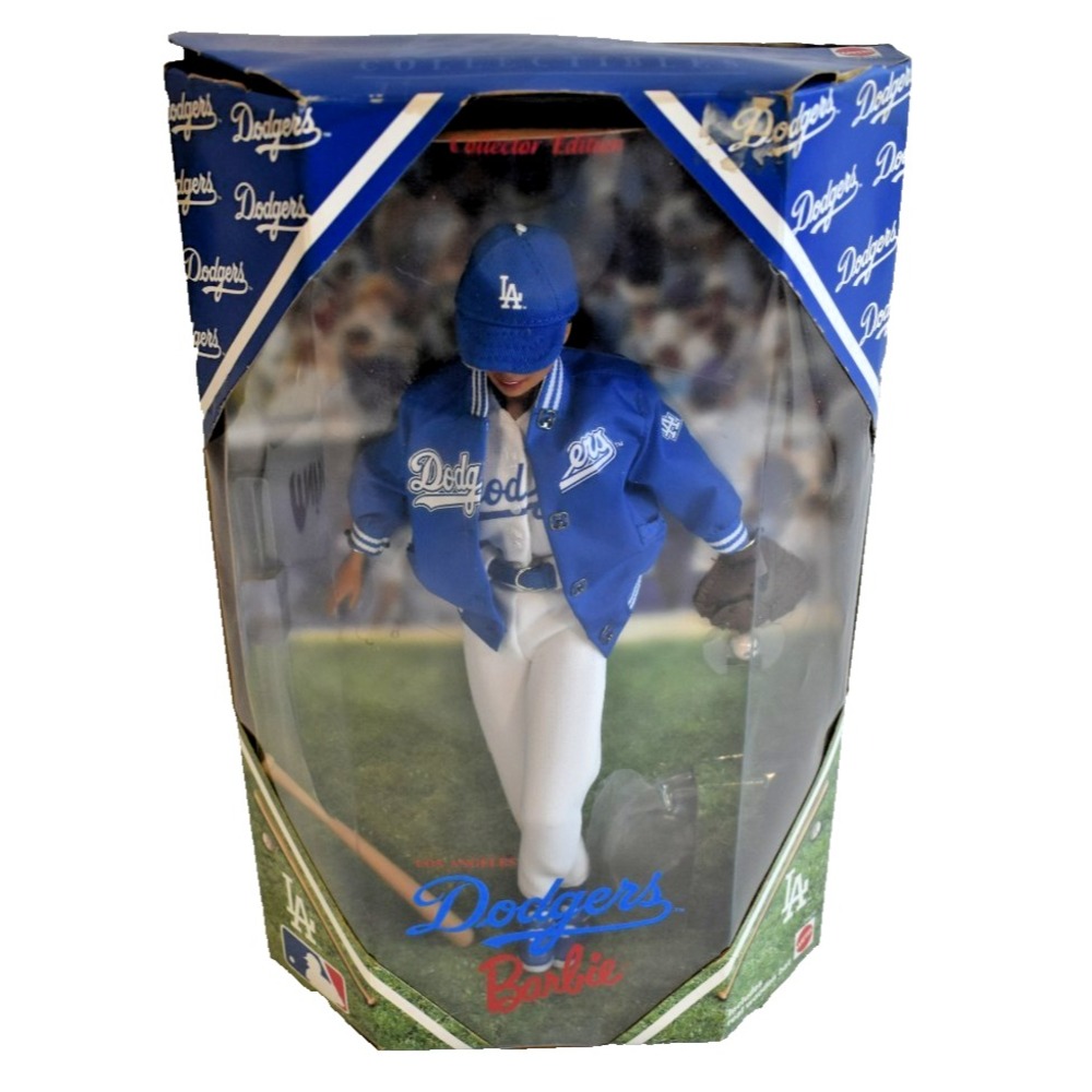 Barbie L.A. Dodgers Collector Edition African American Doll 1999 Mattel